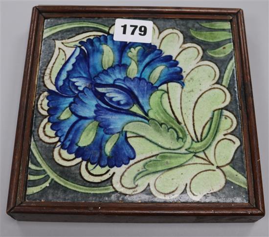 A William de Morgan tile